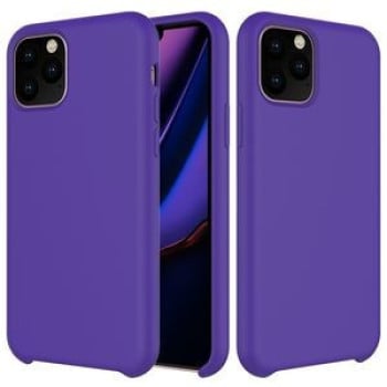 Силиконовый чехол Solid Color Liquid на iPhone 11 Pro- фиолетовый
