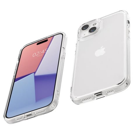 Оригінальний чохол Spigen Crystal Hybrid для iPhone 15 - Crystal Clear