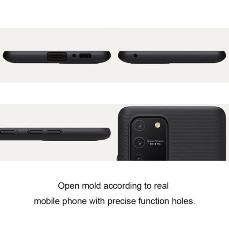Чехол NILLKIN Frosted Shield на Samsung Galaxy S10 Lite - черный