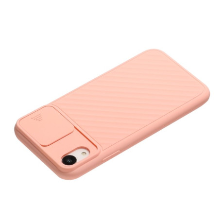 Чехол Sliding Camera на iPhone XR - розовый
