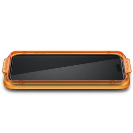Комплект защитных стекол Spigen Alm Glass Fc для iPhone 15 Pro - Black