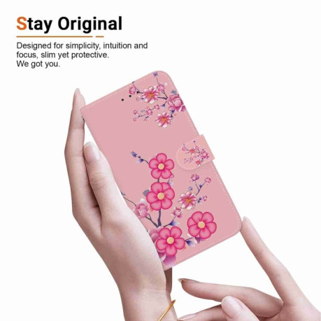 Чехол-книжка Colored Drawing Series на Samsung Galaxy A05 - Blossoms