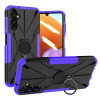 Противоударный чехол Machine Armor Bear для Samsung Galaxy A14 5G - фиолетовый
