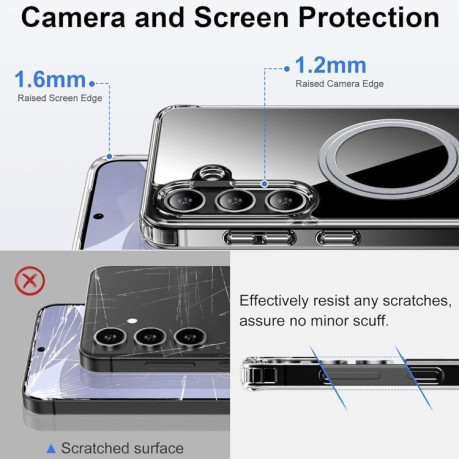 Ультратонкий чохол Transparent Frosted MagSafe для Samsung Galaxy S25+ 5G