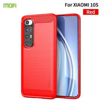Протиударний чохол MOFI Gentleness Series для Xiaomi Mi 10S - червоний