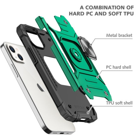 Протиударний чохол Magnetic Armor для iPhone 13 Pro Max - темно-зелений