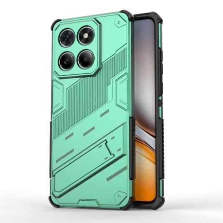Противоударный чехол Punk Armor для Motorola Edge 60 Fusion 5G - зеленый