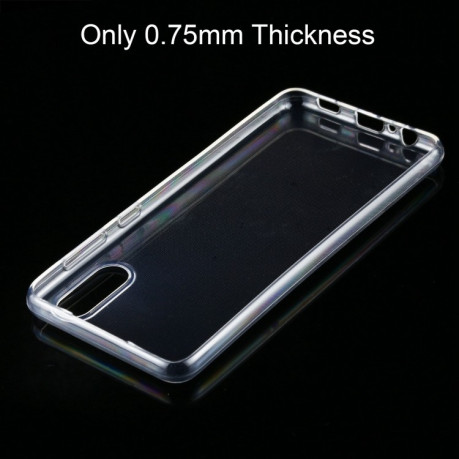 Ультратонкий силиконовый чехол 0.75mm на Samsung Galaxy A02 / M02 - прозрачный