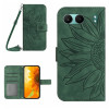 Чохол-книжка Skin Feel Sun Flower для OnePlus Nord 4 5G - зелений