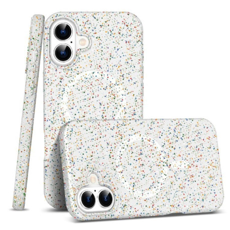 Чохол протиударний Colorful Frosted Magsafe PC Hybrid TPU для iPhone 16 Plus - білий