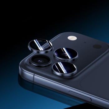 Защитное стекло на камеру  Benks Sapphire AR для iPhone 17 Pro — тёмно-синее