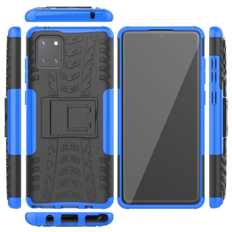 Протиударний чохол Tire Texture Samsung Galaxy Note 10 Lite - синій