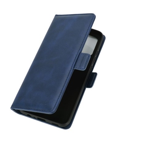 Чехол-книжка Dual-side Magnetic Buckle для Samsung Galaxy A02s - синий
