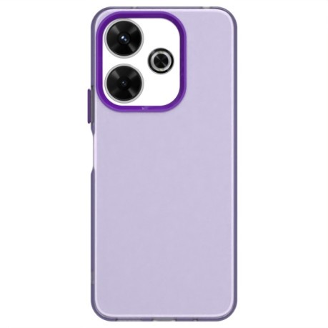 Противоударный чехол Candy Series для Xiaomi Poco M6 4G - фиолетовый