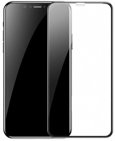 Защитное стекло Baseus 0.2mm 9H Curved Full Screen Tempered Glass Film на iPhone 11 Pro Max/Xs Max черное