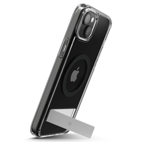 Оригинальный чехол Spigen Ultra Hybrid S MagSafe case with stand для iPhone 15 - Black