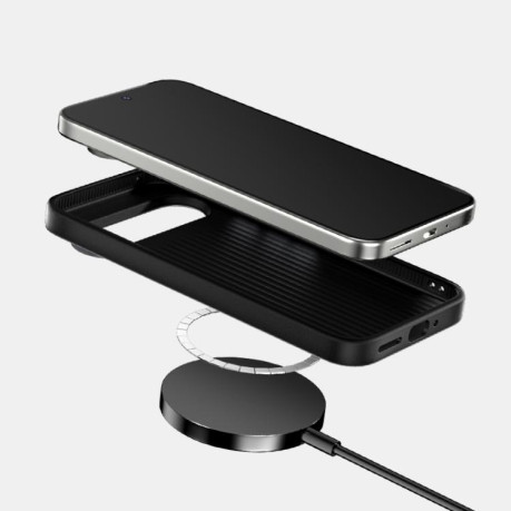 Ультратонкий чохол ABEEL 6D Micro Relief MagSafe Magnetic на Google Pixel 9a - коричневий