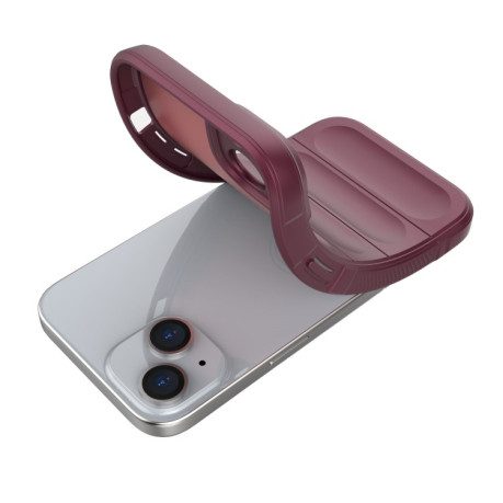 Силіконовий чохол Magic Flannel для iPhone 15 - темно-сірий