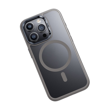 Противоударный чехол Benks Magsafe Magnetic для iPhone 15 Pro Max - серый