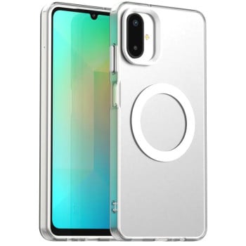 Протиударний чохол Candy Magsafe PC Hybrid TPU для Samsung Galaxy F06 5G / M06 5G - білий