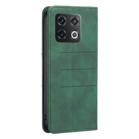 Чехол-книжка Magnetic Splicing для OnePlus 10 Pro 5G - зеленый