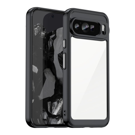 Протиударний чохол Colorful Acrylic Series для Google Pixel 9 Pro XL - чорний