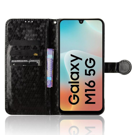 Чехол-книжка Honeycomb Dot для на Samsung Galaxy F16 / M16 - черный
