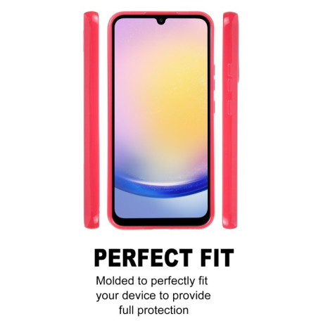 Противоударный чехол MERCURY GOOSPERY PEARL JELLY для Samsung Galaxy A25 - пурпурно-красный