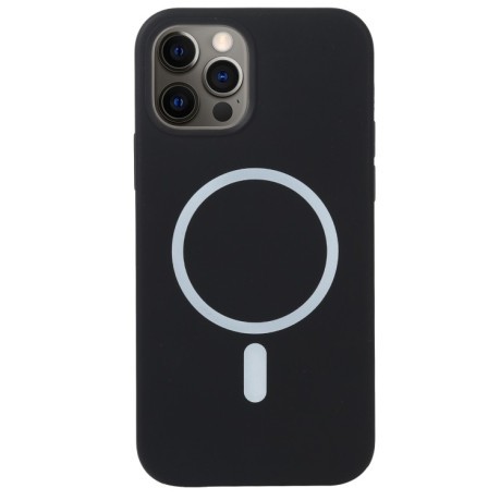 Протиударний чохол Nano Silicone (Magsafe) для iPhone 12 Pro Max - чорний