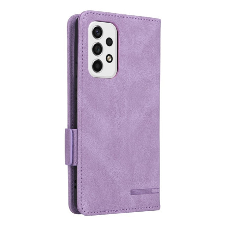 Чехол-книжка Magnetic Clasp Flip  для Samsung Galaxy A53 5G - фиолетовый