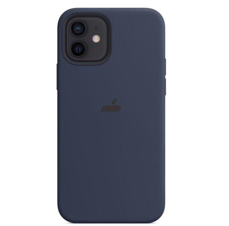 Силіконовий чохол Silicone Case Deep Navy на iPhone 12 mini with MagSafe - преміальна якість