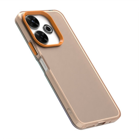 Протиударний чохол Candy Series для Xiaomi Poco M6 4G - помаранчевий