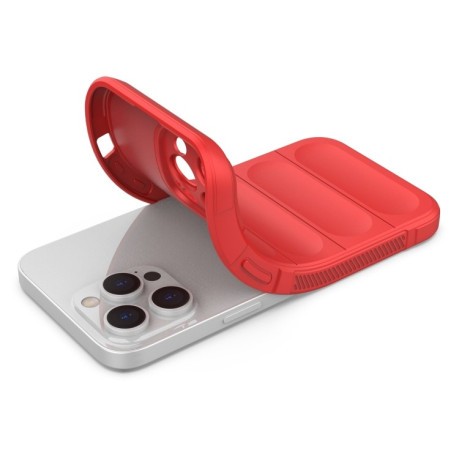 Силиконовый чехол Magic Flannel для iPhone 14 Pro Max - красный