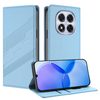 Чохол-книжка Embossed Multi-functional Wallet Retro Leather на Redmi Note 14 Pro 4G - блакитний