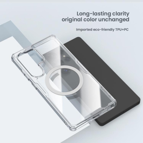 Чохол NILLKIN Ultra Clear Magsafe для Samsung Galaxy S25 Ultra 5G - прозорий