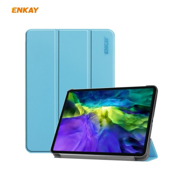 Чехол-книжка ENKAY ENK-8001 для iPad Pro 11 2020/2021/2018/Air 2020 - голубой