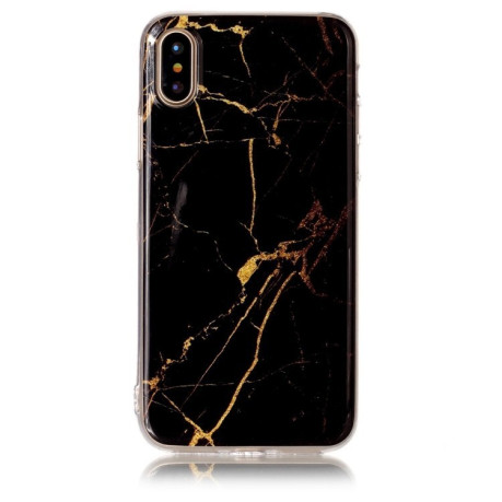 Чохол на iPhone X/Xs Black Marble Pattern чорний мармур