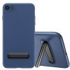 Чохол Baseus на iPhone SE 3/2 2022/2020/8/7 Litchi Texture (Темно-синій)