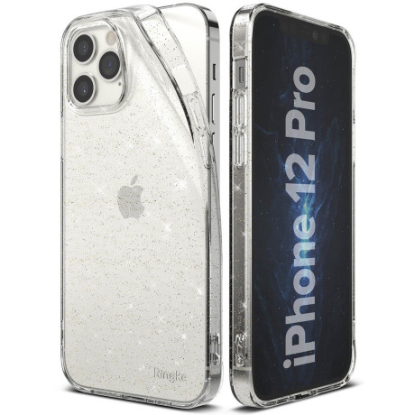Оригинальный чехол Ringke Air на iPhone 12 / iPhone 12 Pro - glitter transparent