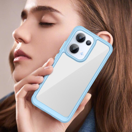 Противоударный чохол Colorful Acrylic Series для OPPO Reno13 Global - синий
