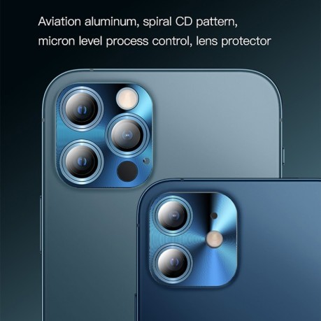 Защитное стекло на камеру TOTUDESIGN AB-065 для iPhone 12 Pro Max - золотое