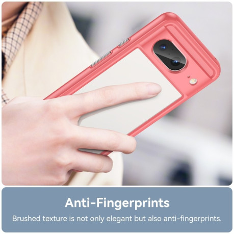Протиударний чохол Colorful Acrylic Series для Google Pixel 8 - червоний