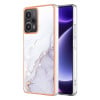 Протиударний чохол Electroplating IMD для Xiaomi Poco F5 5G/Redmi Note 12 Turbo - білий
