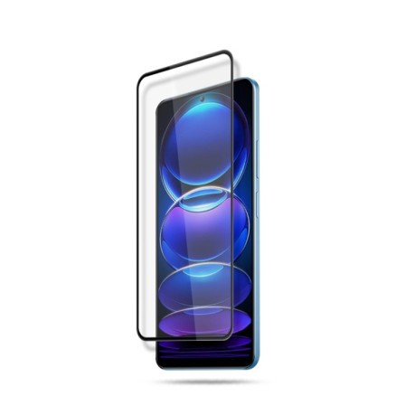 Защитное стекло mocolo 0.33mm 9H 3D Full Glue для Xiaomi Redmi Note 12 Pro 5G/Poco X5 Pro - черное