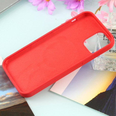 Противоударный чехол Nano Silicone (Magsafe) для iPhone 14/13 - красный