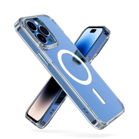 Противоударный чехол Mutural Jingtou Series (MagSafe) для iPhone 15 Pro Max - прозрачный