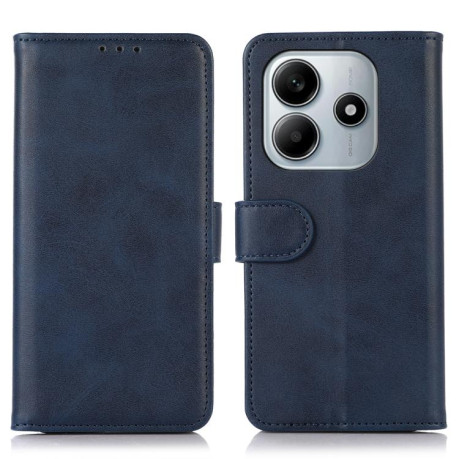 Чохол-книжка Cow Texture для Xiaomi Redmi Note 14 4G 164.48mm - синій
