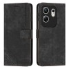 Чехол-книжка Skin Feel Stripe Pattern для Infinix Zero 30 4G - черный