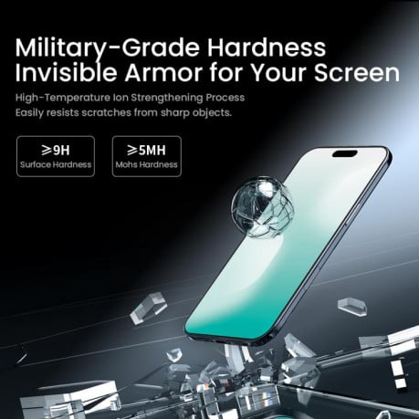 Защитное стекло NILLKIN H+Pro AR Tempered Glass на iPhone Air