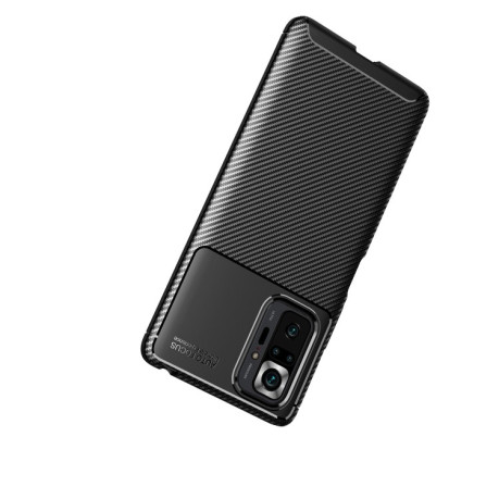 Ударозащитный чехол HMC Carbon Fiber Texture на Xiaomi Redmi Note 10/10s/Poco M5s/Redmi Note 10/10s/Poco M5ss- синий